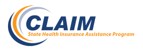 CLAIM Logo with the words CLAIM offers free counseling  to Missourians with questions about Medicare