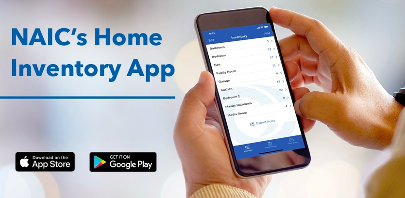 NAIC's home inventory app