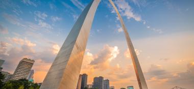 The Gateway Arch in St. Louis